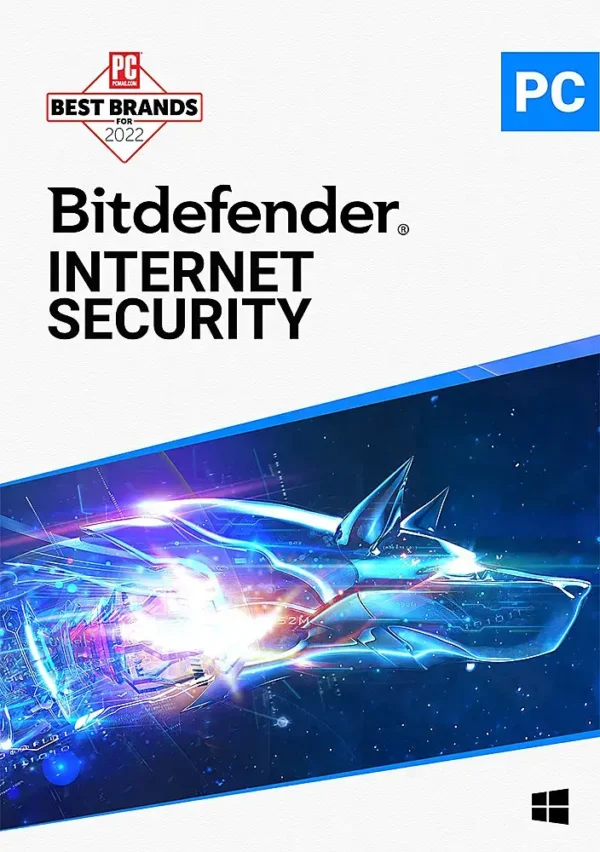 Bitdefender - Internet Security (5-Device) (1-Year Subscription) - Windows, Linux [Digital]